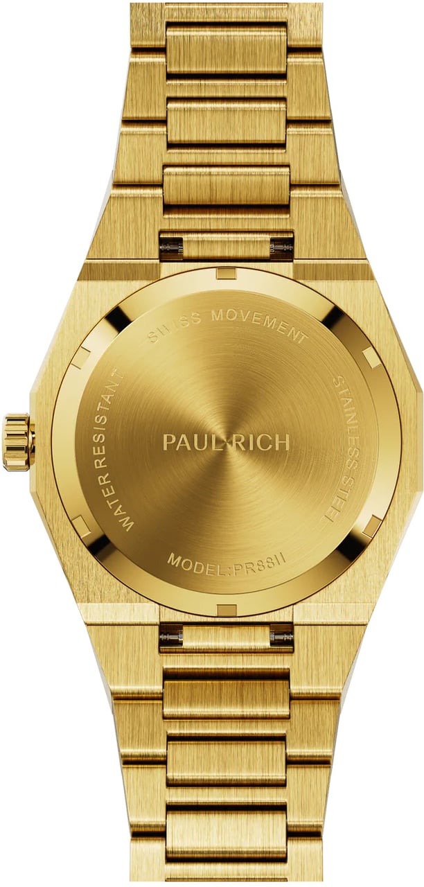 Paul Rich Frosted Star Dust II Void Gold Black VOID02 horloge Zwart