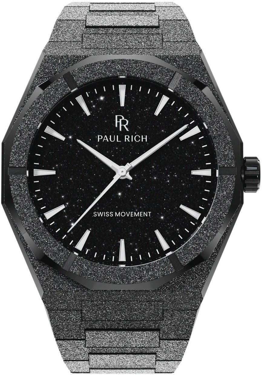 Paul Rich Frosted Star Dust II Void Black VOID03 horloge Zwart