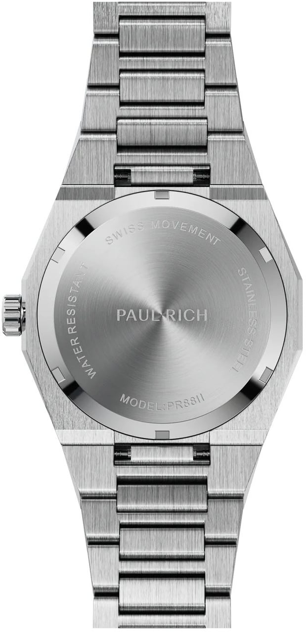Paul Rich Frosted Star Dust II Void Silver Black VOID04 horloge Zwart