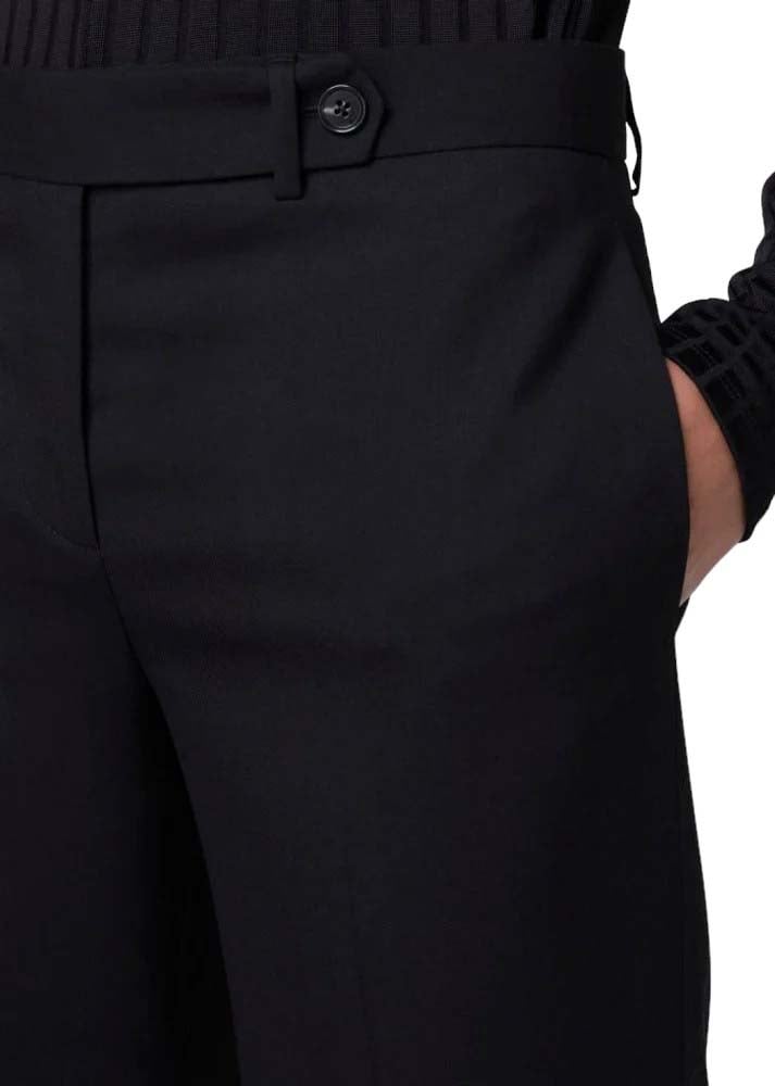 Paul Smith Pantalon large Droit noir Traveling W1R 306T N00001 79 Paul Smith Femme Zwart