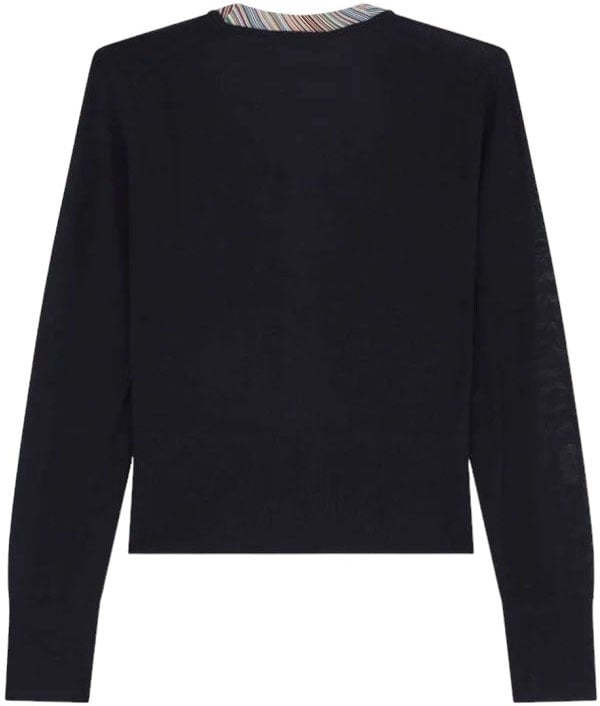 Paul Smith Cardigan Navy ganse et boutons Bayadère W1R 479N N11054 49 Paul Smith Femme Divers