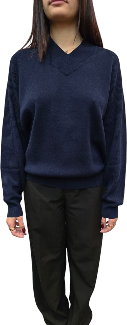 Paul Smith Pull col V navy cachemire laine Intérieur baya W1R 480N N11053 49 Paul Smith Femme Divers