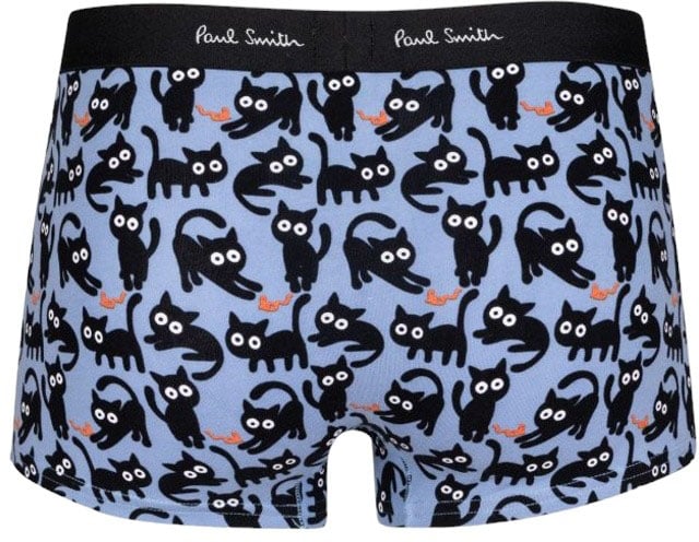 Paul Smith Boxer bleu ciel Chats Noirs M1A 121D NU011 42 Paul Smith Homme Divers