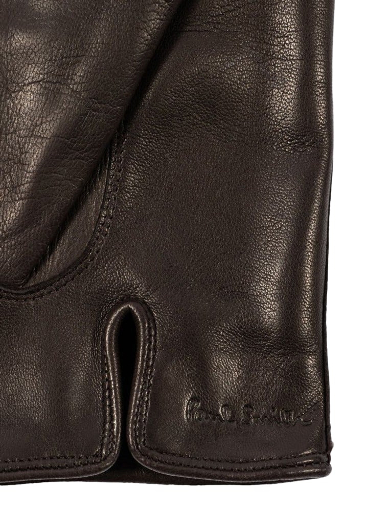 Paul Smith Gants cuir Choco entres doigts Taupe M1A 415GL M251 66 Paul Smith Homme Divers
