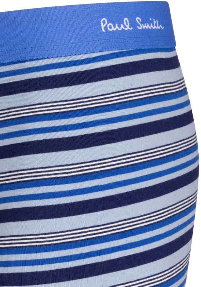 Paul Smith Pack 3 Boxers Rayé Uni Baya Bleu M1A 914 N3PK61 1A Paul Smith Homme Blauw