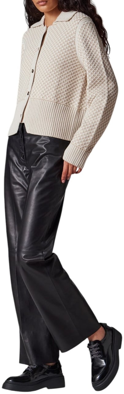 Paul Smith Cardigan nid d'abeille beige écru Paul Smith Femme W2R 660N T31377 05 Beige