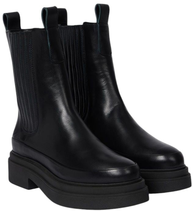 Paul Smith Bottines cuir noir semelle épaisse Dalias Paul Smith Femme W1S DLSO1 TLEA 79 Zwart