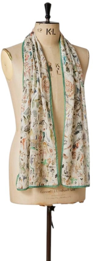 Paul Smith Foulard écru print savane vert menthe Paul Smith Femme M1A 150G T727 06 Divers