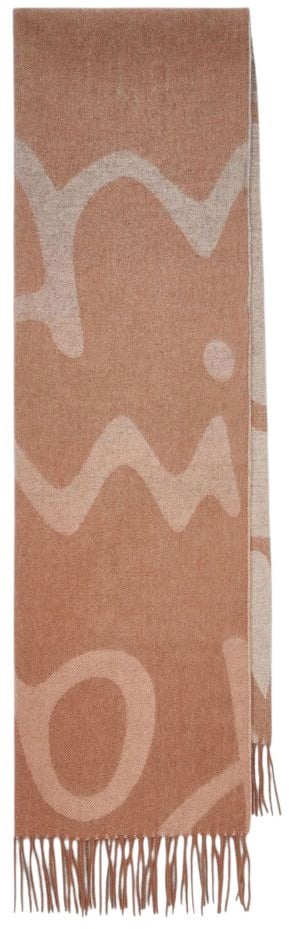 Paul Smith Echarpe ecrit Paul Smith camel rose Paul Smith Femme Homme W1A 250K T806 62 Divers