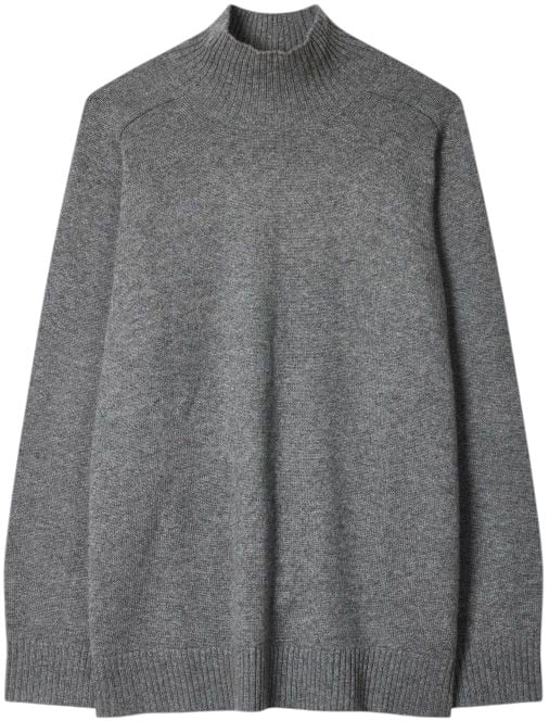 Paul Smith Pull laine cachemire col montant oversize gris Paul Smith Femme W1R 641N T11182 77 Grijs