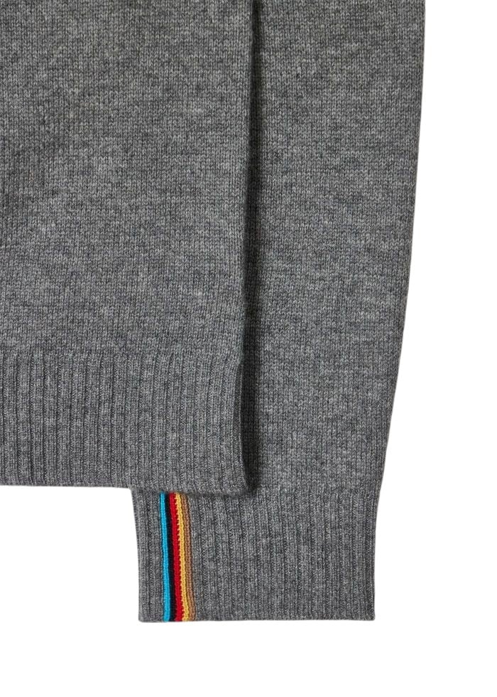 Paul Smith Pull laine cachemire col montant oversize gris Paul Smith Femme W1R 641N T11182 77 Grijs