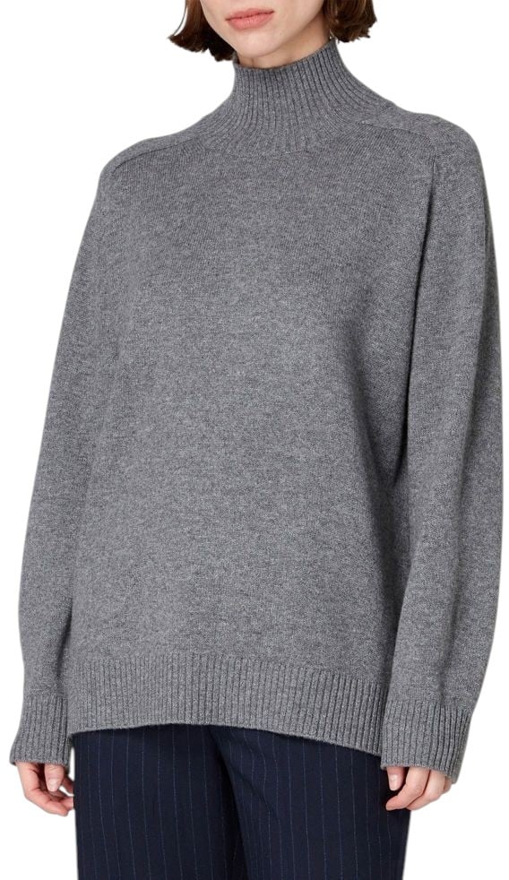 Paul Smith Pull laine cachemire col montant oversize gris Paul Smith Femme W1R 641N T11182 77 Grijs