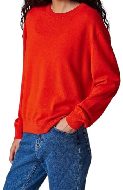 Paul Smith Pull cachemire col rond rouge Paul Smith Femme W1R 622N T11179 25 Rood