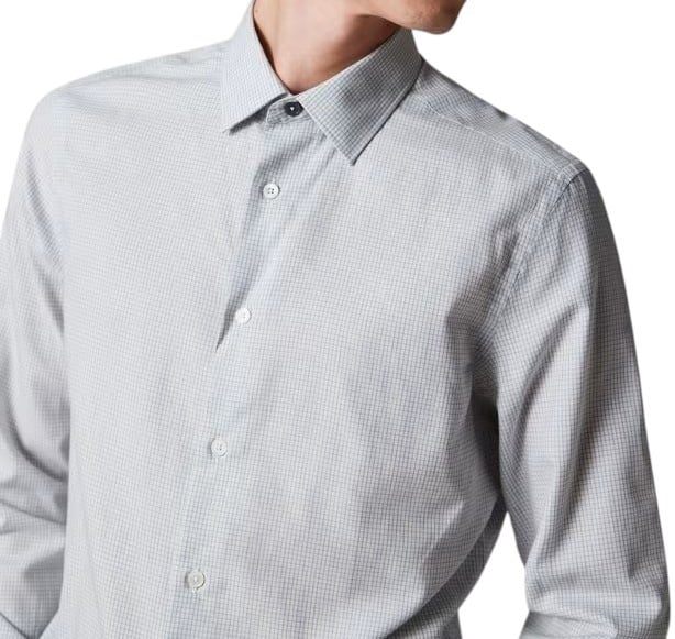 Paul Smith Chemise vichy blanc ciel flanelle M1R 598Z T02793 40 Paul Smith Homme Divers