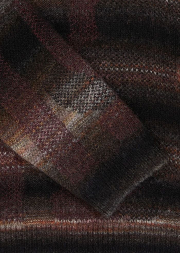 Paul Smith Pull rayé patch fleurs choco noir Paul Smith Homme M1R 555Z T02837 53 Divers