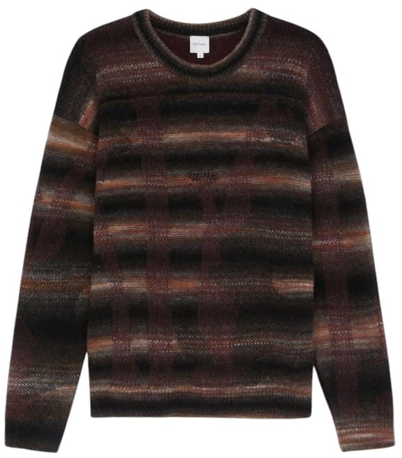 Paul Smith Pull rayé patch fleurs choco noir Paul Smith Homme M1R 555Z T02837 53 Divers