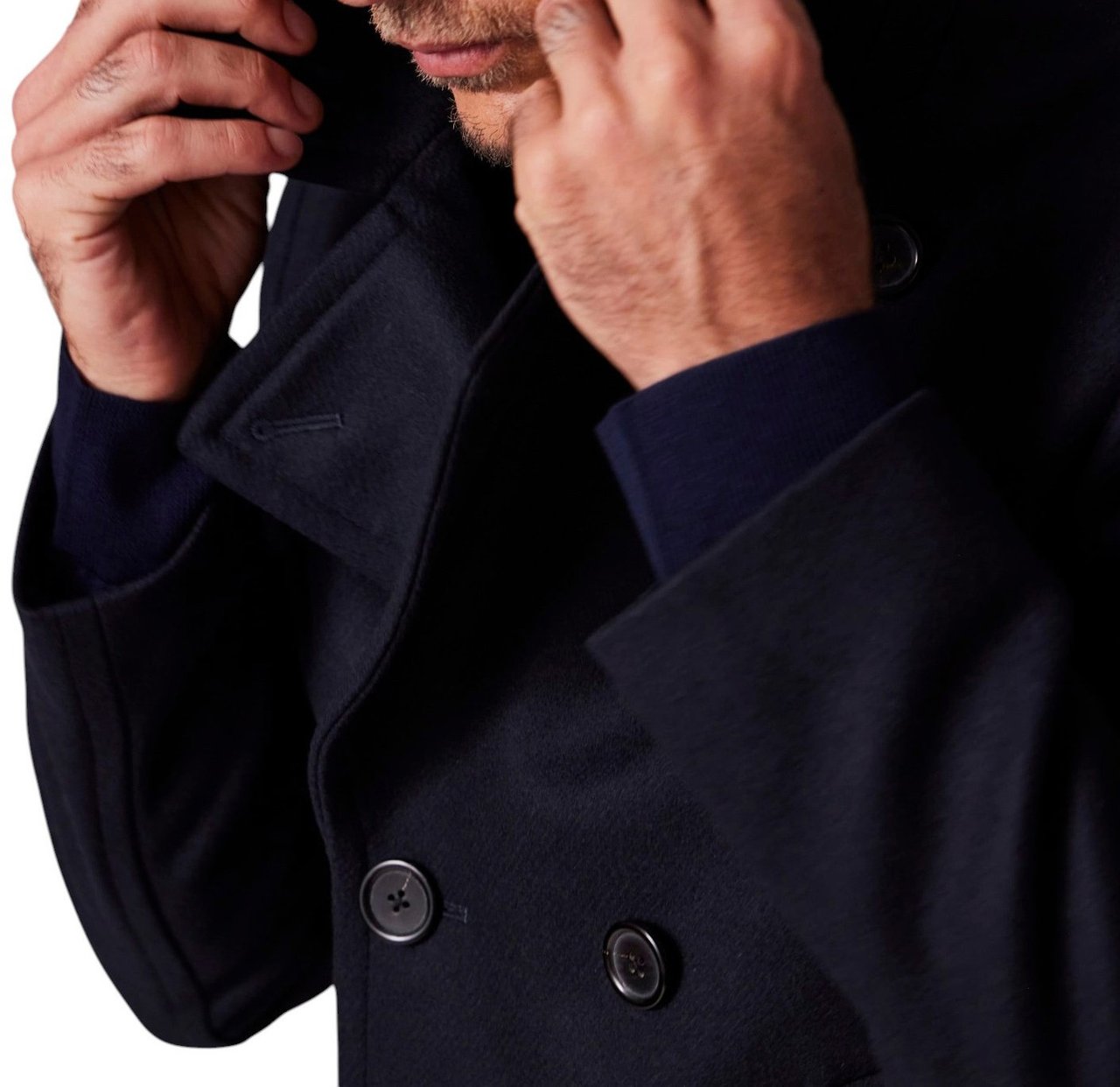 Paul Smith Caban croisé navy laine Paul Smith homme M2R 597T T21059 49 Divers