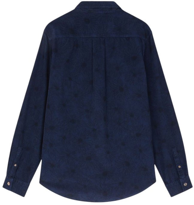Paul Smith Chemise velours navy fleurs ton sur ton poches Paul Smith Homme M2R 450Y T22508 49 Divers
