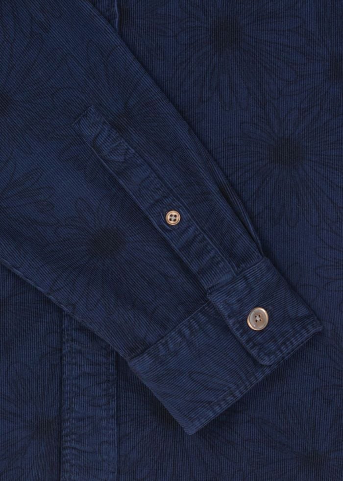 Paul Smith Chemise velours navy fleurs ton sur ton poches Paul Smith Homme M2R 450Y T22508 49 Divers