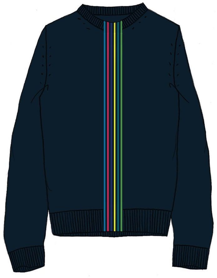 Paul Smith Pull fin navy rayures multi col rond Paul Smith homme M2R 491Z T22513 49 Divers