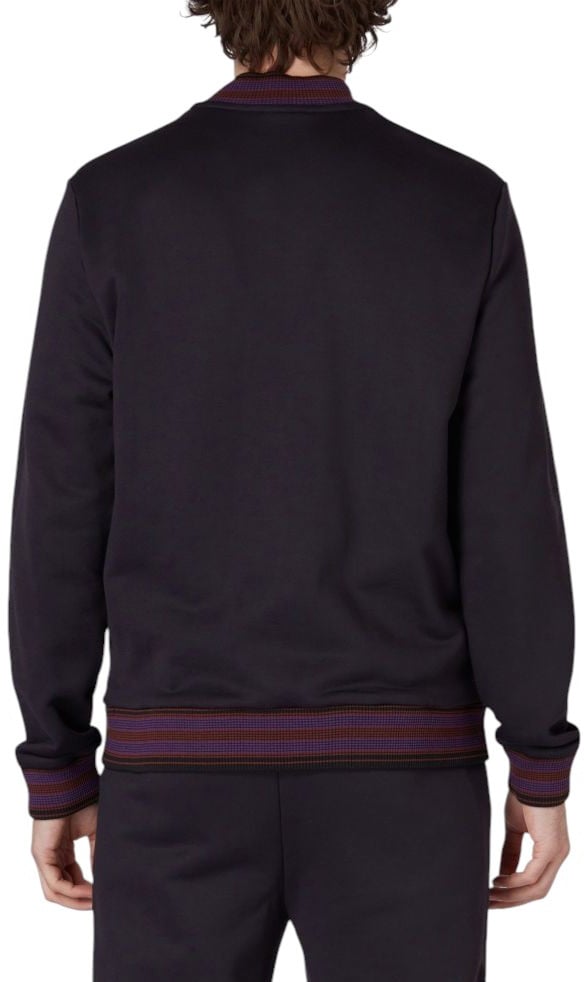 Paul Smith Veste jogging noir bords côtes rayé mauve Paul Smith homme M2R 639Z T21 587 79 Divers