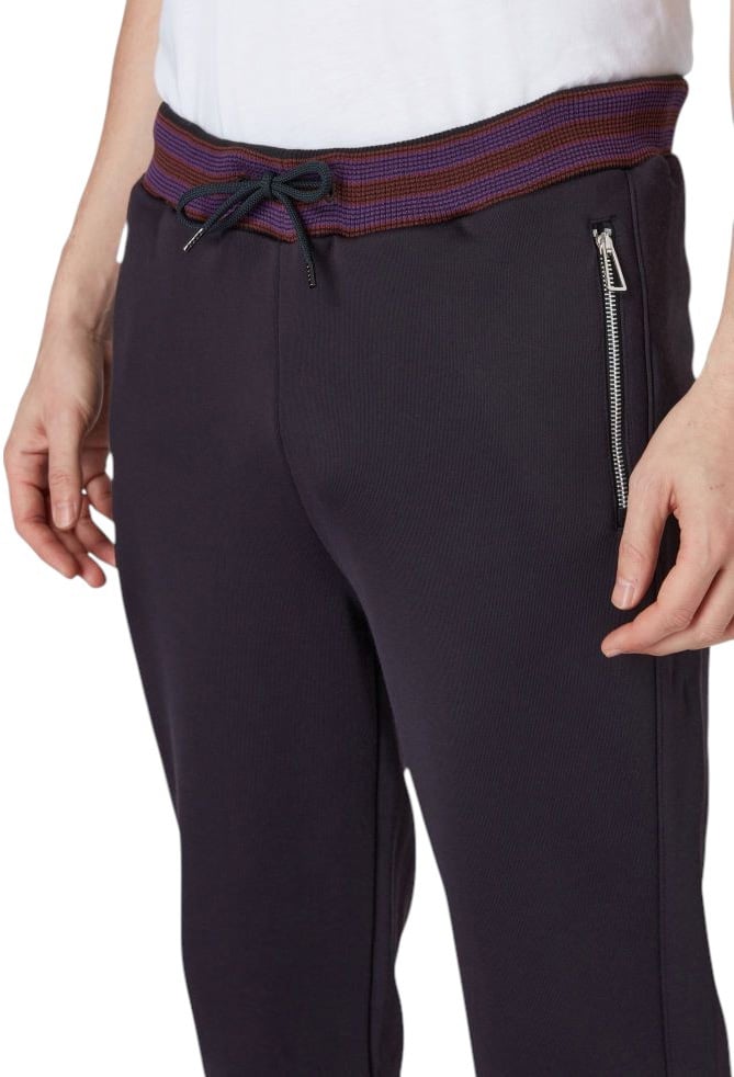 Paul Smith Pantalon jogging noir ceinture rayée mauve Paul Smith homme M2R 640Z T21587 79 Divers