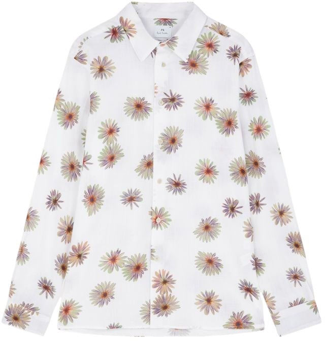 Paul Smith Chemise blanche Gerberas multi Paul Smith homme M2R 687U T22497 02 Divers
