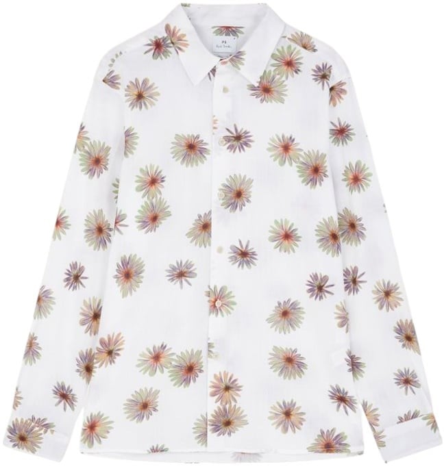 Paul Smith Chemise blanche Gerberas multi Paul Smith homme M2R 687U T22497 02 Divers
