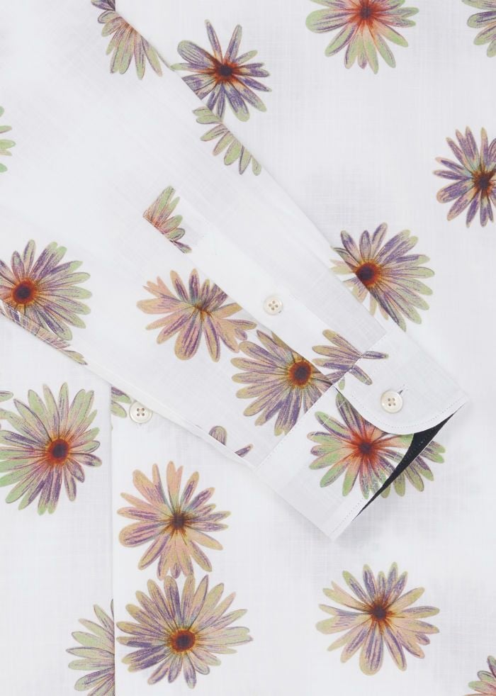 Paul Smith Chemise blanche Gerberas multi Paul Smith homme M2R 687U T22497 02 Divers