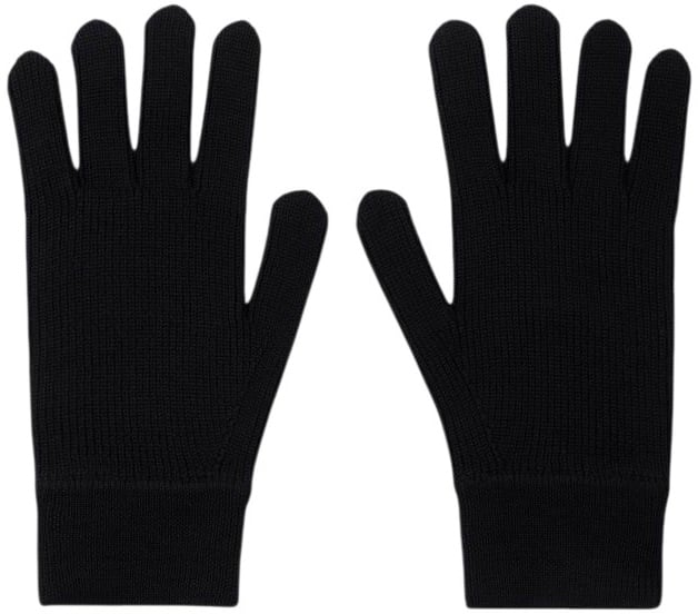 Paul Smith Gants laine mérinos noir bande baya Paul Smith homme M1A 410AL T725 79 Zwart