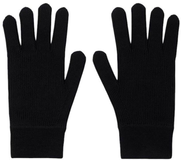 Paul Smith Gants laine mérinos noir bande baya Paul Smith homme M1A 410AL T725 79 Zwart