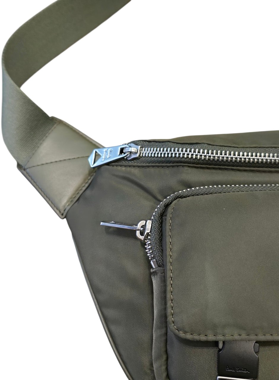 Paul Smith Sac banane toile nylon kaki sangle baya Paul Smith homme femme M1A 8090 TSWEBB 36 Divers