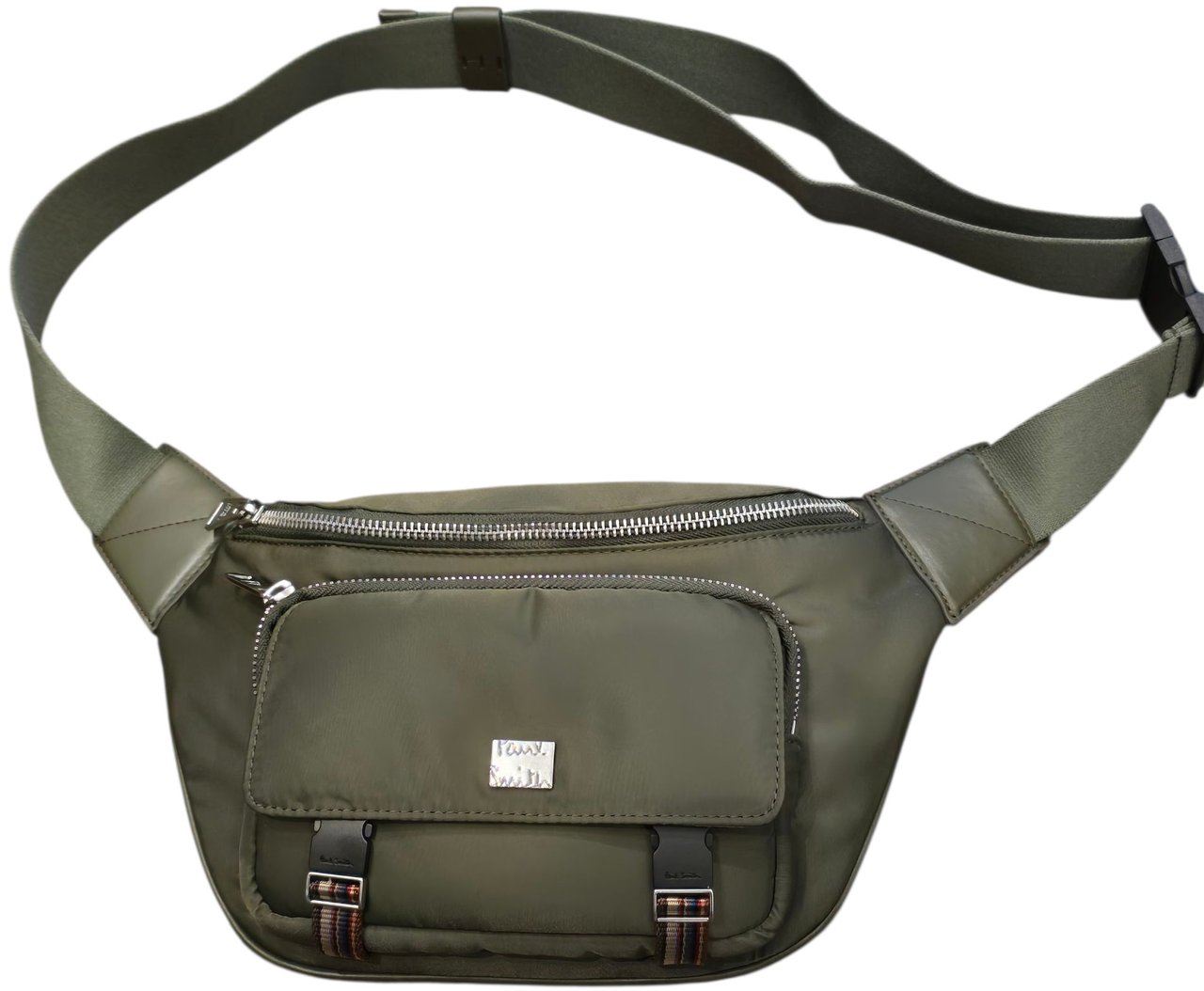 Paul Smith Sac banane toile nylon kaki sangle baya Paul Smith homme femme M1A 8090 TSWEBB 36 Divers