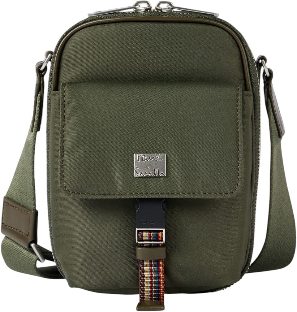 Paul Smith Pochette toile nylon kaki sangle baya  Paul Smith homme M1A 8191 TSWEBB 36 Divers