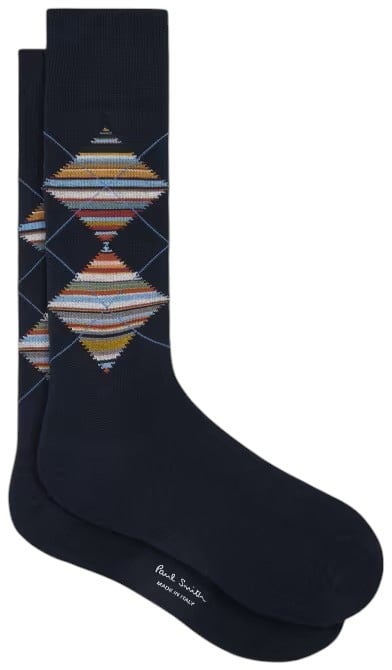 Paul Smith Chaussettes navy losanges baya M1A 380CI T577 47 Paul Smith homme Divers