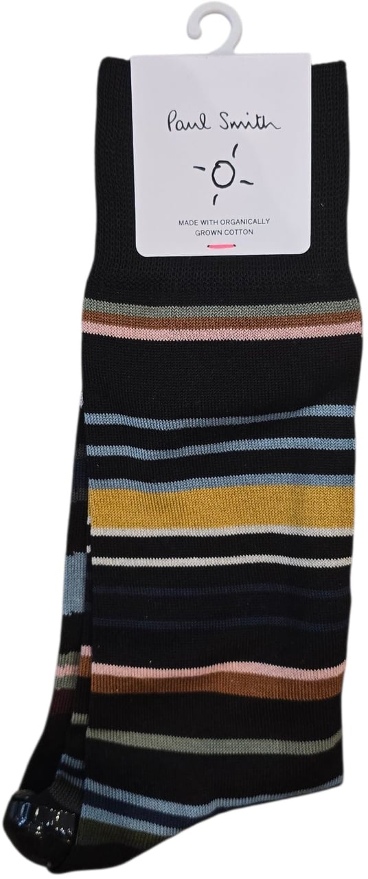 Paul Smith Chaussettes rayées noir bleu jaune M1A 380CI T704 79 Paul Smith homme Divers