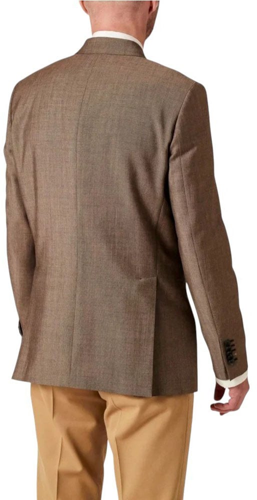 Paul Smith Veste croisée brodée oiseaux taupe moirée Paul Smith Homme M1R 2361X V02989 60 Taupe