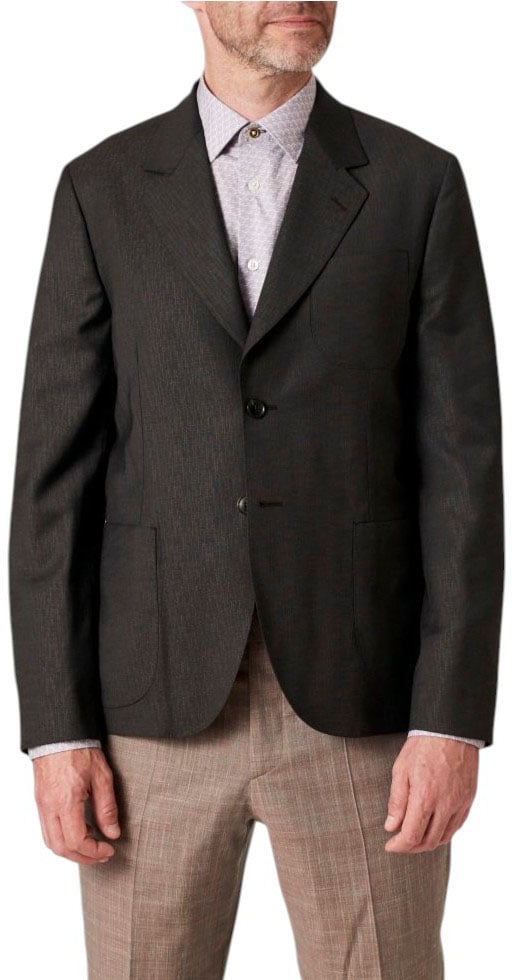 Paul Smith Veste chocolat poches plaquées quadrillé Paul Smith Homme M1R 2363 V02990 69 Divers