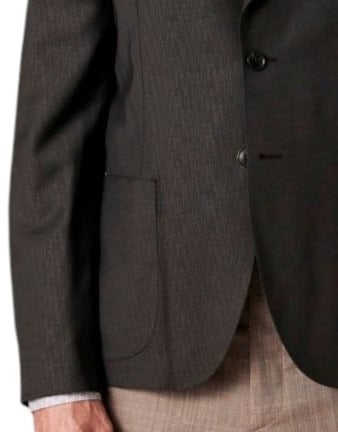 Paul Smith Veste chocolat poches plaquées quadrillé Paul Smith Homme M1R 2363 V02990 69 Divers