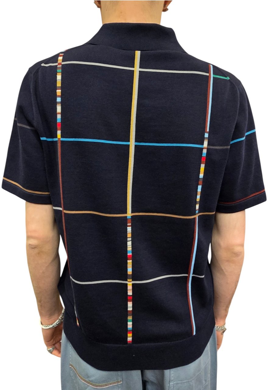 Paul Smith Polo navy quadrillé multi baya Paul Smith Homme M1R 783Z V03025 49 Divers