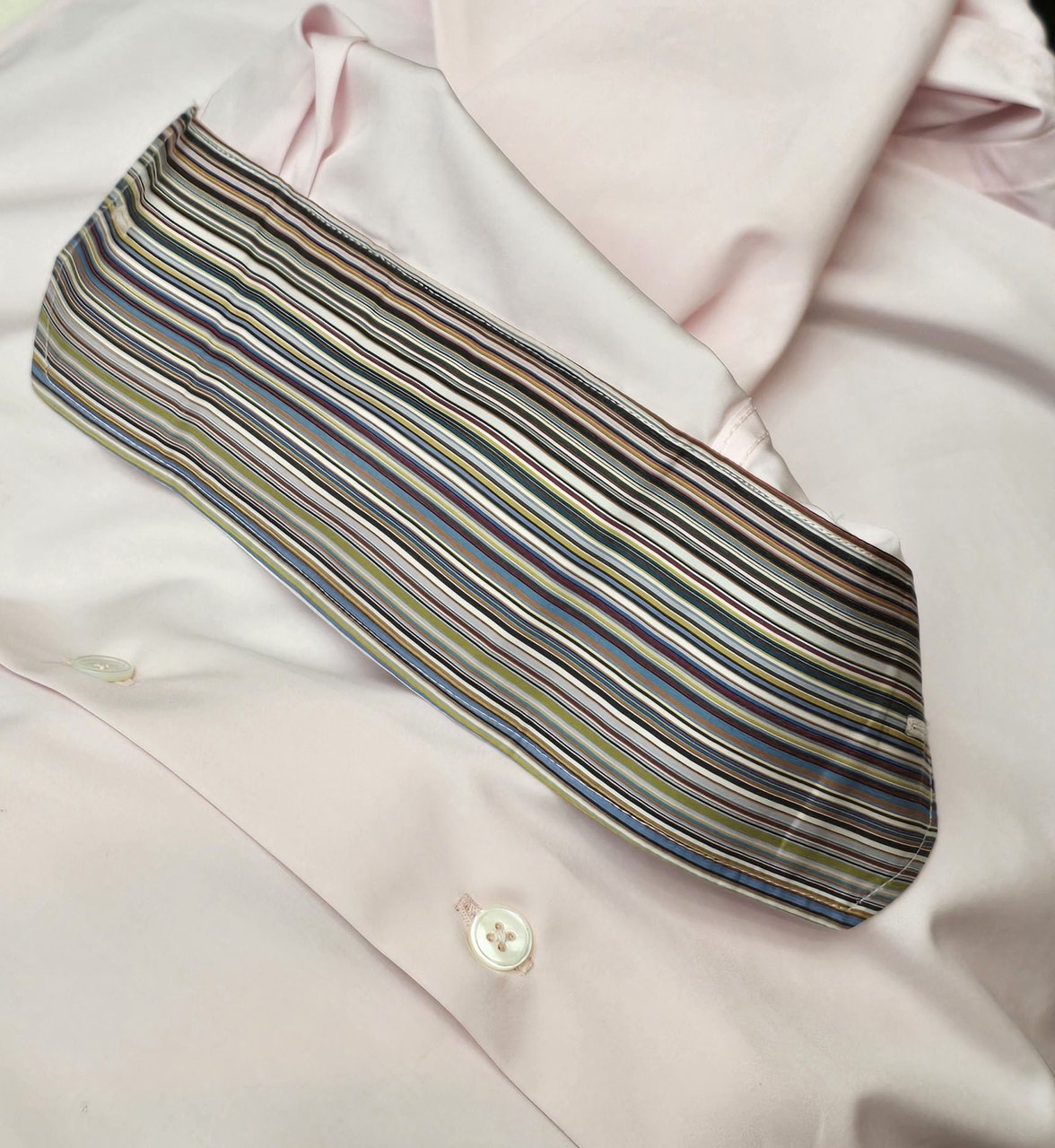 Paul Smith Chemise unie rose coton Paul Smith Homme M1R 800P2 V00050 21 Roze