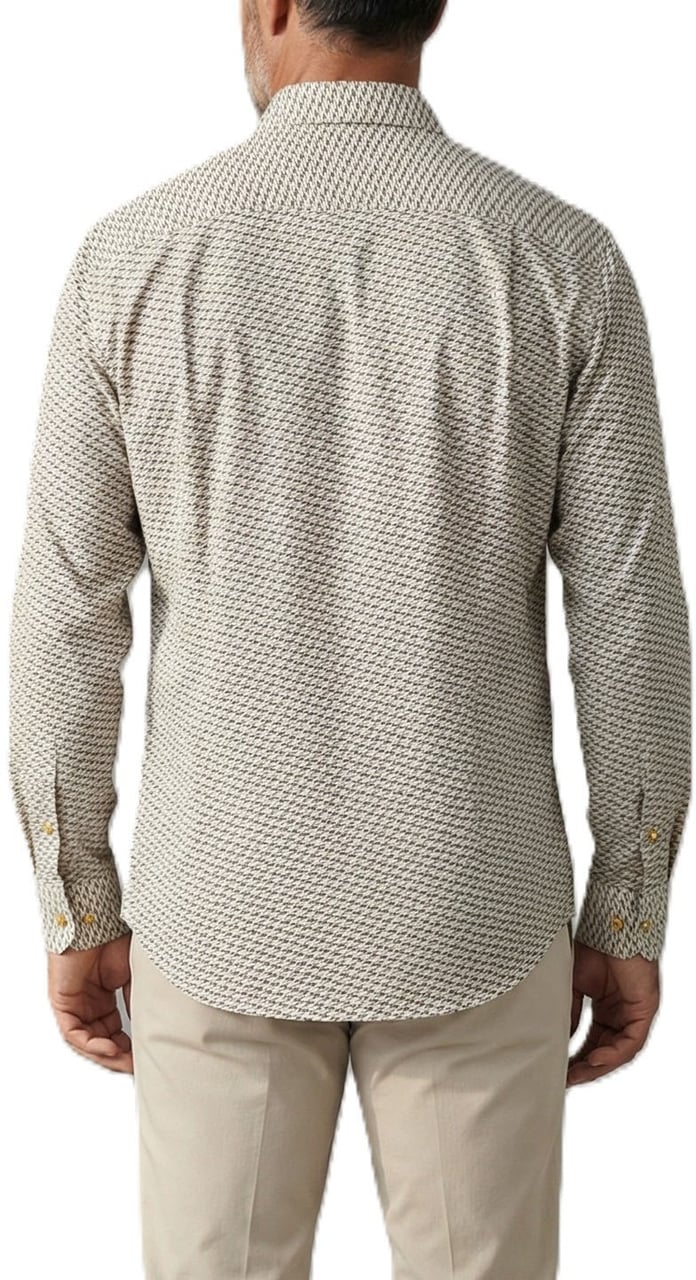 Paul Smith Chemise écrue print voitures chameaux noirs Paul Smith Homme M1R 800P V03020 69 Zwart