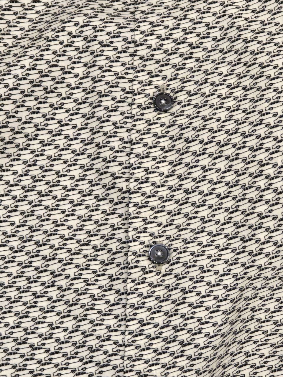 Paul Smith Chemise écrue print voitures chameaux noirs Paul Smith Homme M1R 800P V03020 69 Zwart