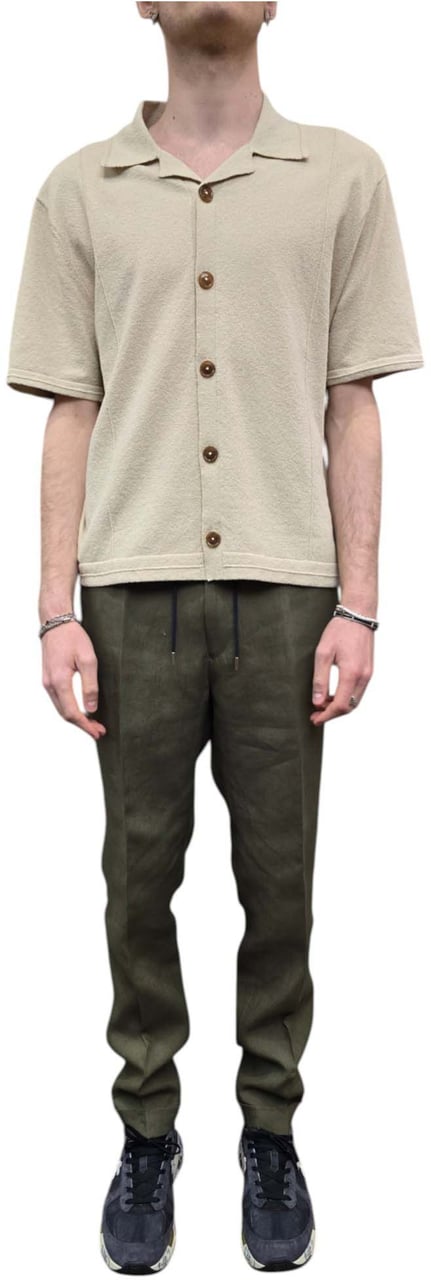 Paul Smith Polo chemise éponge sable Paul Smith Homme M1R 943Z V03034 04 Beige