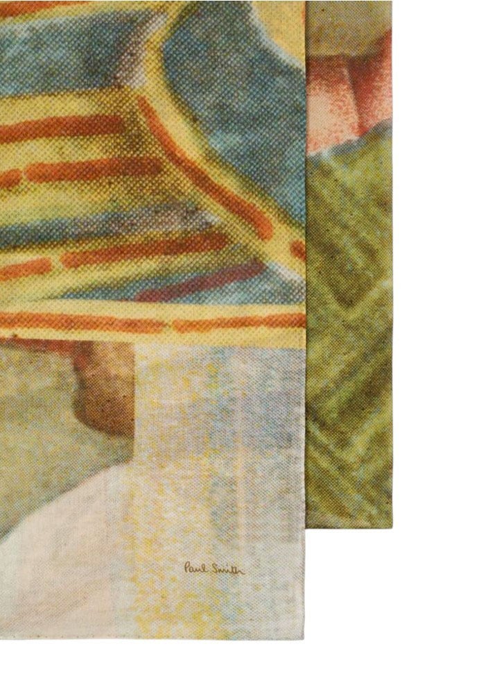 Paul Smith Chech print paysage palmiers pyramide vert ciel M1A 150B U996 92 Paul Smith homme Divers