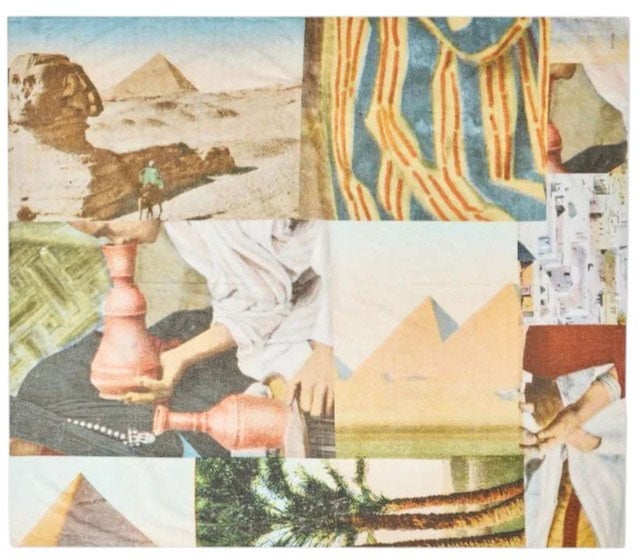 Paul Smith Chech print paysage palmiers pyramide vert ciel M1A 150B U996 92 Paul Smith homme Divers