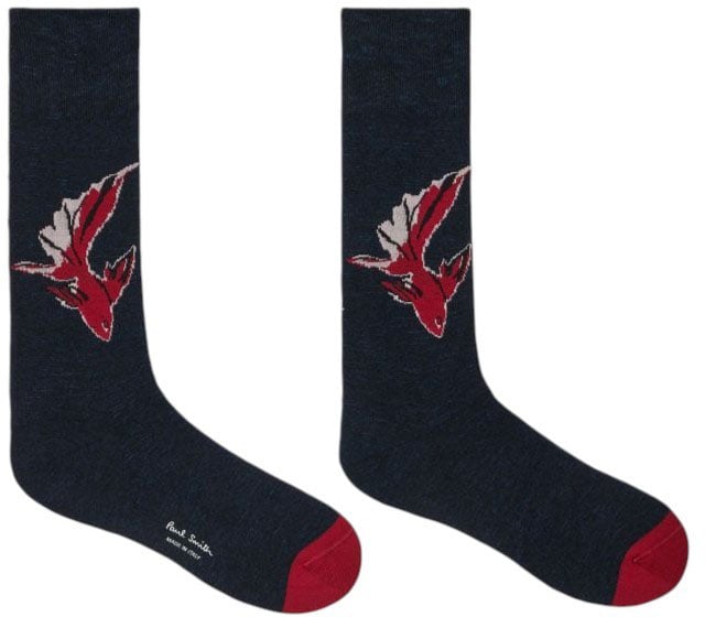 Paul Smith Chaussettes navy poisson rouge M1A 380CI U972 47 Paul Smith homme Divers