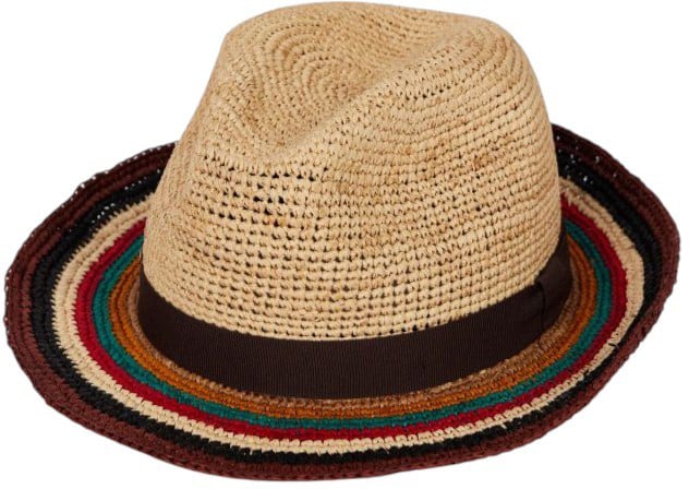 Paul Smith Chapeau raphia naturel bord rayé multi Paul Smith homme M1A 930A P521 62 Divers