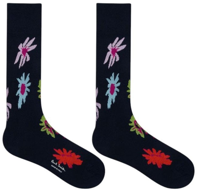 Paul Smith Pack 3 chaussettes rayée mosaique fleurs Paul Smith homme M1A SOCK USNL 47 Divers