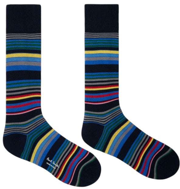 Paul Smith Pack 3 chaussettes rayée mosaique fleurs Paul Smith homme M1A SOCK USNL 47 Divers